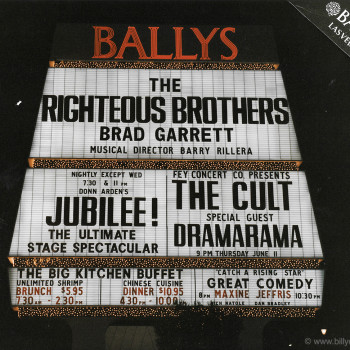 The Cult hit Vegas in ’92