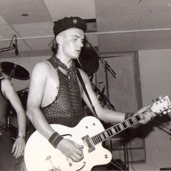 Billy onstage with Death Cult at The Loft, Berlin – July 1983