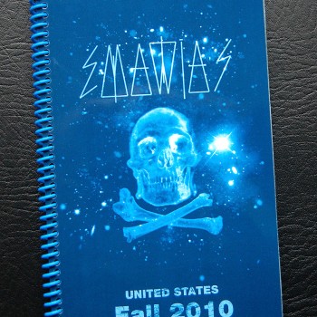 Billy’s itinerary book from The Cult ‘Capsules’ Tour – 2010
