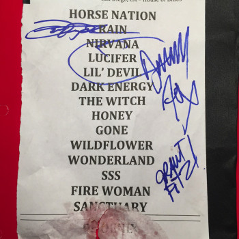 The Cult Set List 19-11-2015